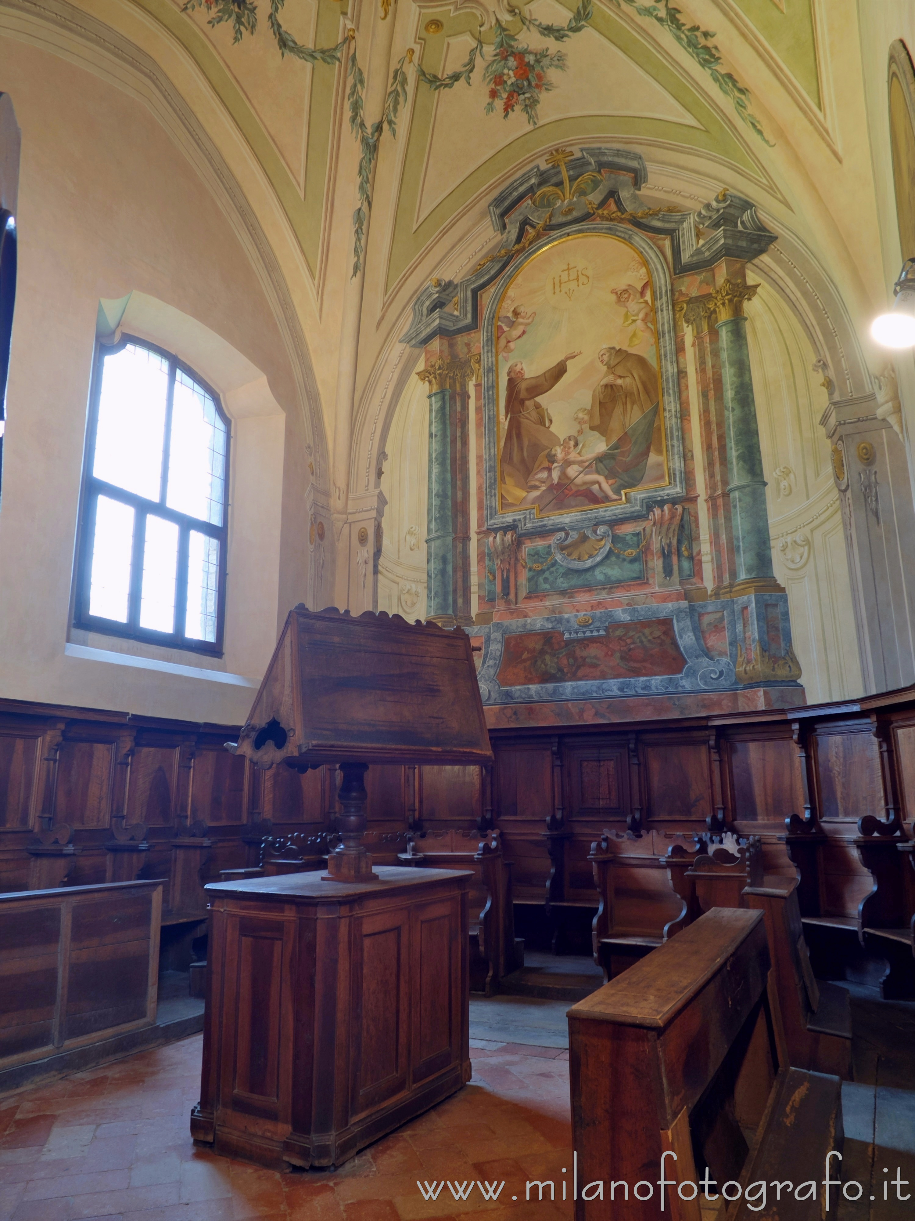 Caravaggio (Bergamo, Italy) - Choir of the Church of San Bernardino